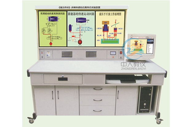 液壓傳動多媒體仿真設(shè)計綜合實(shí)驗(yàn)裝置,液壓示教實(shí)驗(yàn)臺