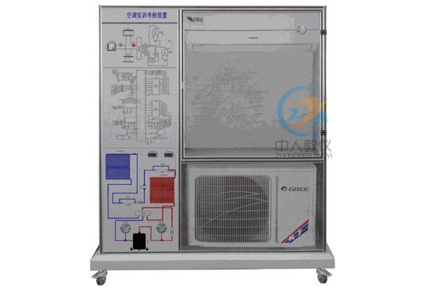 單冷式空調(diào)電路連接及電氣故障實訓(xùn)臺,單冷式空調(diào)電氣控制實驗裝置