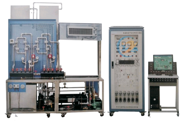 地源熱泵中央空調(diào)實(shí)訓(xùn)裝置,地?zé)嶂茻崮M實(shí)驗(yàn)臺(tái)