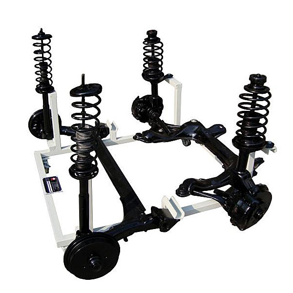 整車(chē)懸架構(gòu)造系統(tǒng)展示拆卸裝配實(shí)驗(yàn)裝置,物料分揀機(jī)電實(shí)驗(yàn)臺(tái)