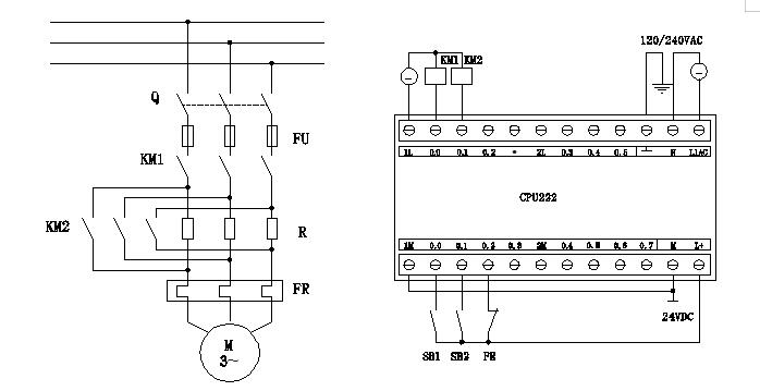 plc電動機(jī)正反轉(zhuǎn)控制實(shí)驗(yàn)(圖1)