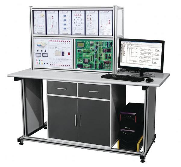 PLC與微機(jī)接口綜合實(shí)驗(yàn)裝置,可編程與微機(jī)接口實(shí)訓(xùn)臺